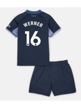 Tottenham Hotspur Timo Werner #16 Auswärts Trikotsatz für Kinder 2023-24 Kurzarm (+ Kurze Hosen)